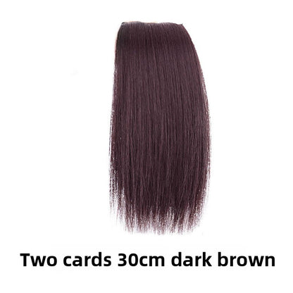 Wig Pad Hair Piece Simulation Hair Lengthened Pad Hair Piece