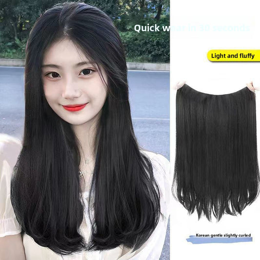 One-Piece Wig, Long Straight Hair