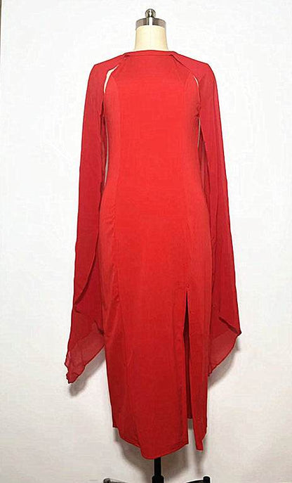 Chiffon patchwork dress - Price Value Store