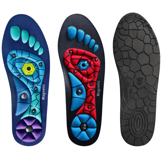 Transparent Magnetic Insole Men's Breathable Insole Running Sports Shock Absorbing Massage Insole Women's Tailable Magnetic Therapy Insole - Price Value Store