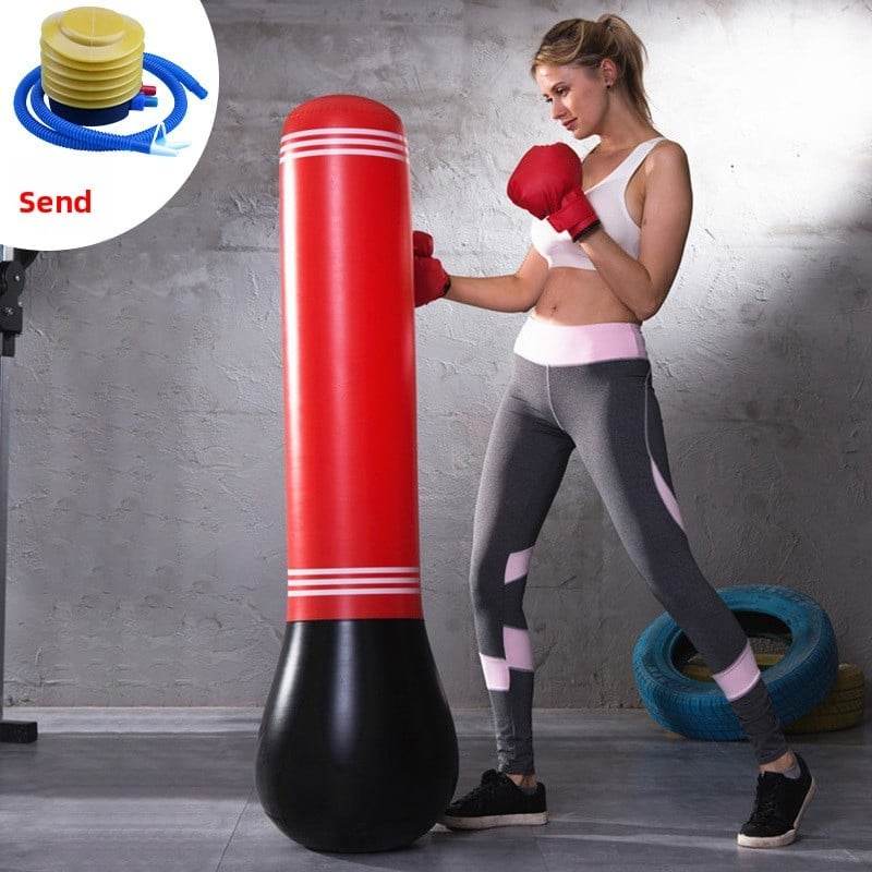 Inflatable fitness boxing column untoppleable figure - Price Value Store