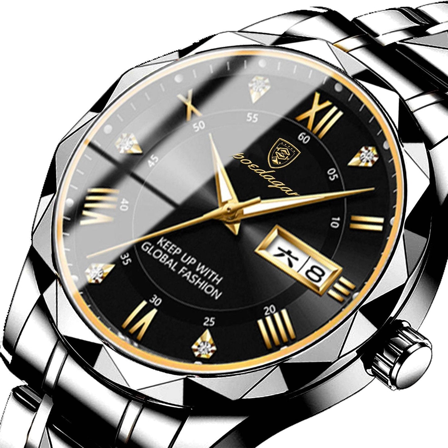 Swiss Brand Waterproof Luminous Men's Quartz Watch - Price Value Store