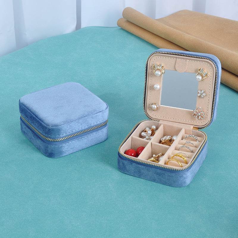Portable mirror jewelry box - Price Value Store