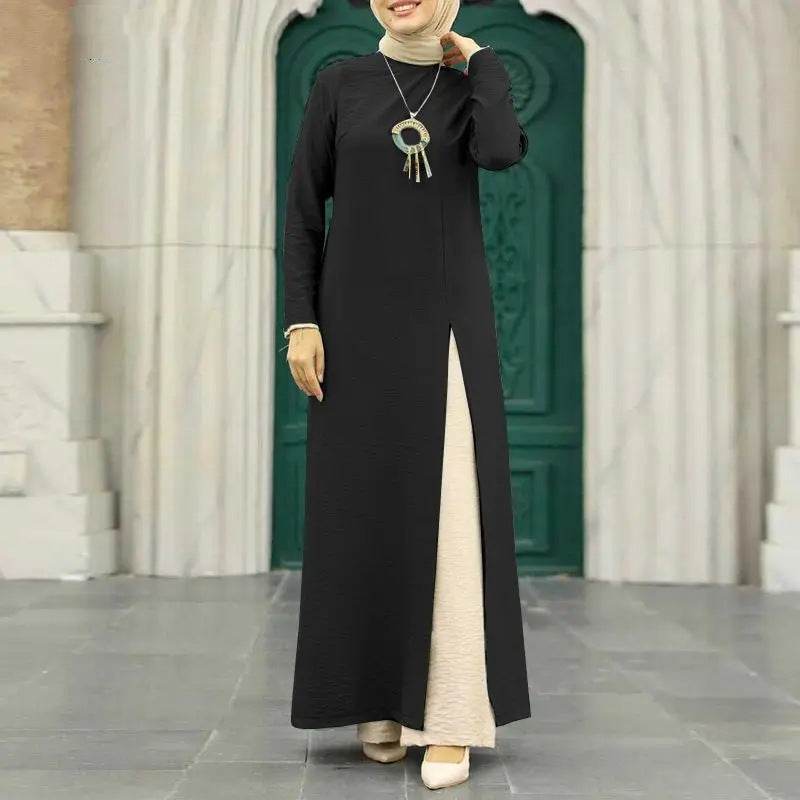 Silk long-sleeved robe - Price Value Store
