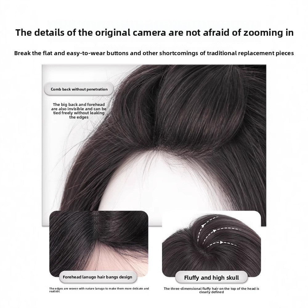 Fetal Hair Eight-character Bangs Wig
