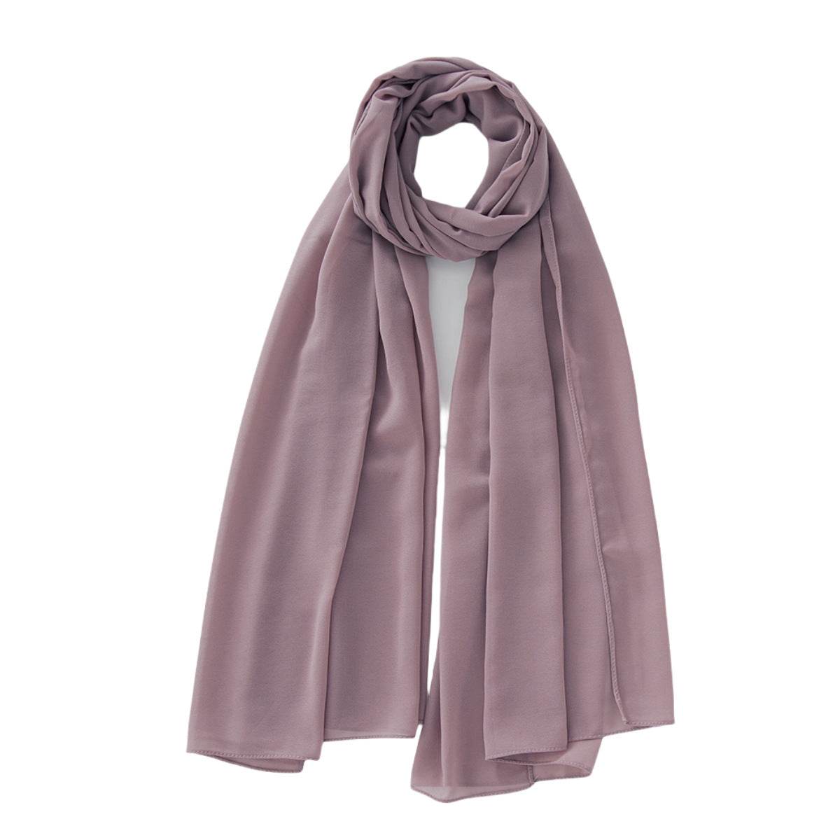 Monochrome Pearl Chiffon Bubble Scarf - Price Value Store