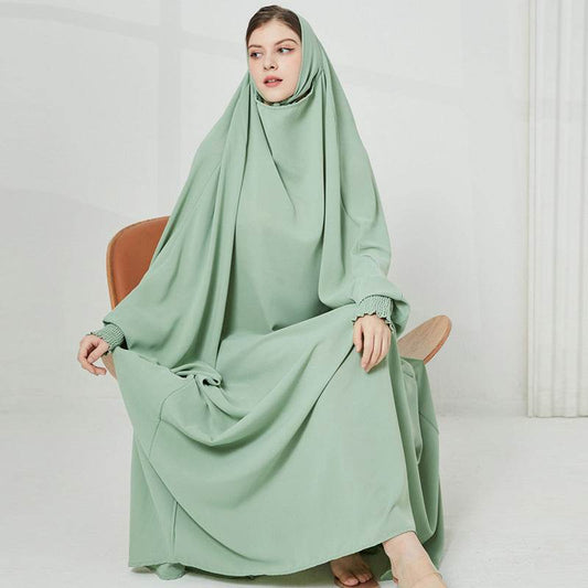 Women's Pure Color Turban Robe - Price Value Store