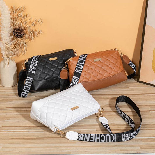Embroidered Shoulder Bag - Small Square Bag for Women - Price Value Store