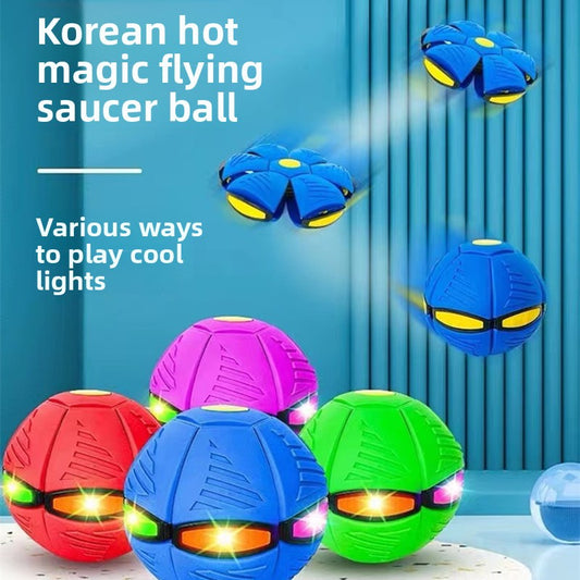 Magic UFO Light-Up Bouncing Deformation Ball