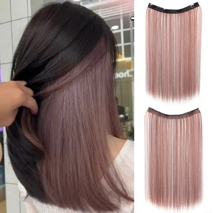 Colorful ear-hanging hair extensions