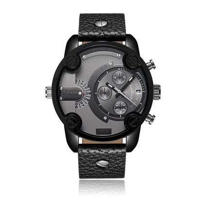 Men's Casual Quartz Watch with Calendar and Large Dial - Price Value Store