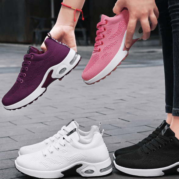 Air Cushion Running Shoes Breathable Soft Sole Sneakers for Women - Price Value Store