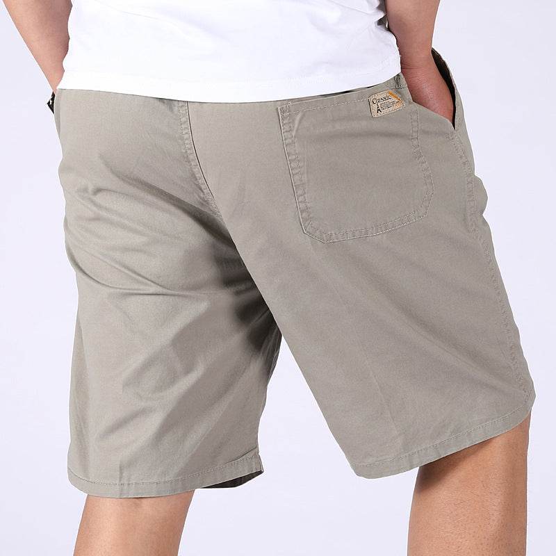 Men's Cotton Casual Loose Fit Five-point Shorts - Price Value Store
