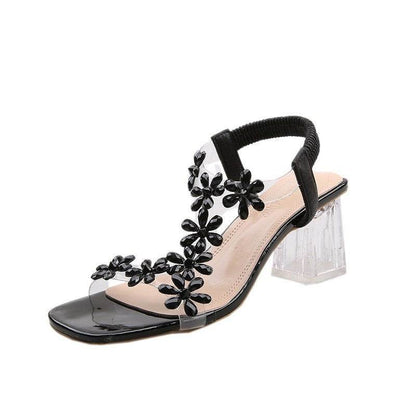 Medium Heel Transparent High Heels - Price Value Store