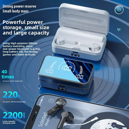 Wireless Bluetooth Earbuds with Mirror Screen - Price Value Store
