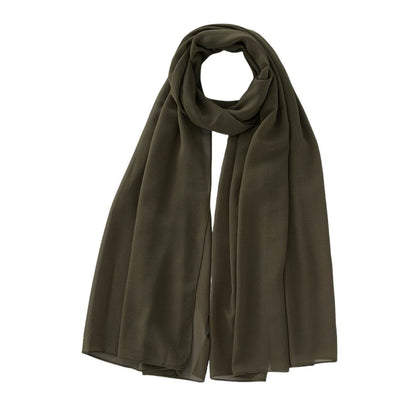 Monochrome Pearl Chiffon Bubble Scarf - Price Value Store