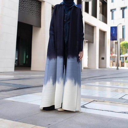 Loose printed lapel robe - Price Value Store