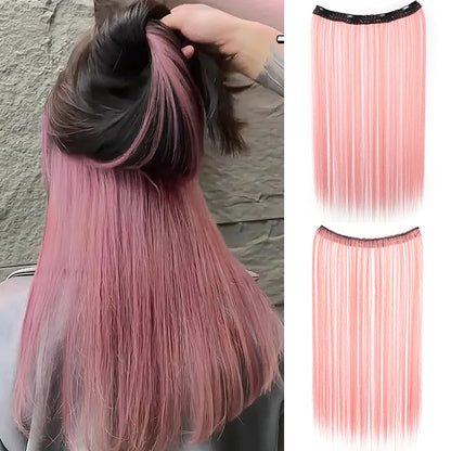 Colorful ear-hanging hair extensions