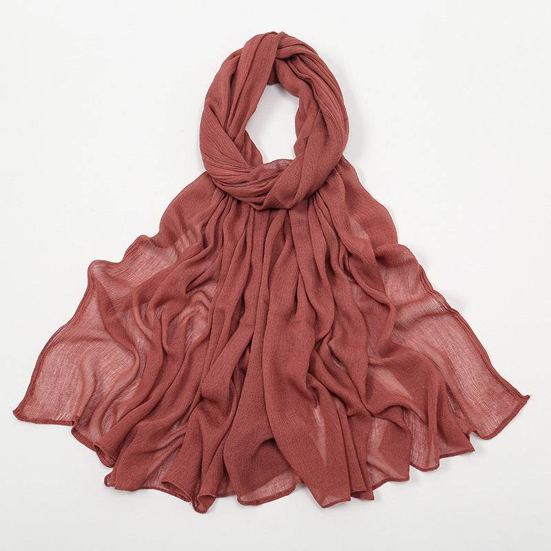 Solid-color simple headscarf - Price Value Store