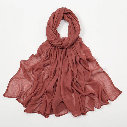 Solid-color simple headscarf - Price Value Store