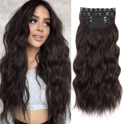 A four-piece wig set