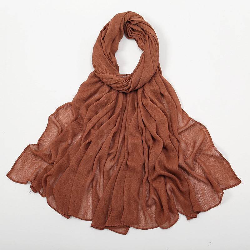 Solid-color simple headscarf - Price Value Store