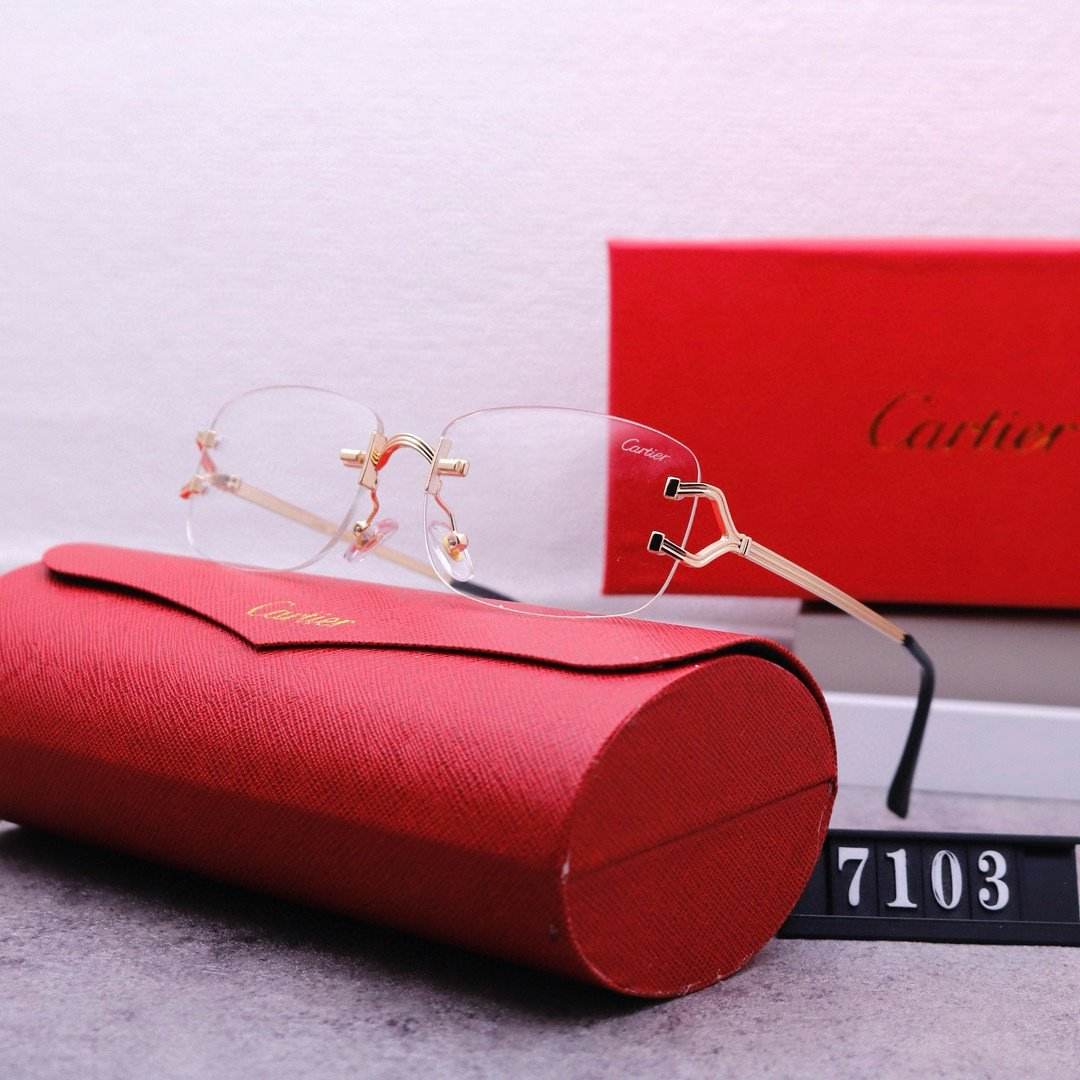 Rimless beveled sunglasses - Price Value Store