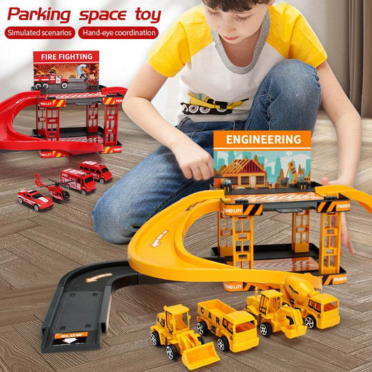 Assembled fire-fighting track toy - Price Value Store