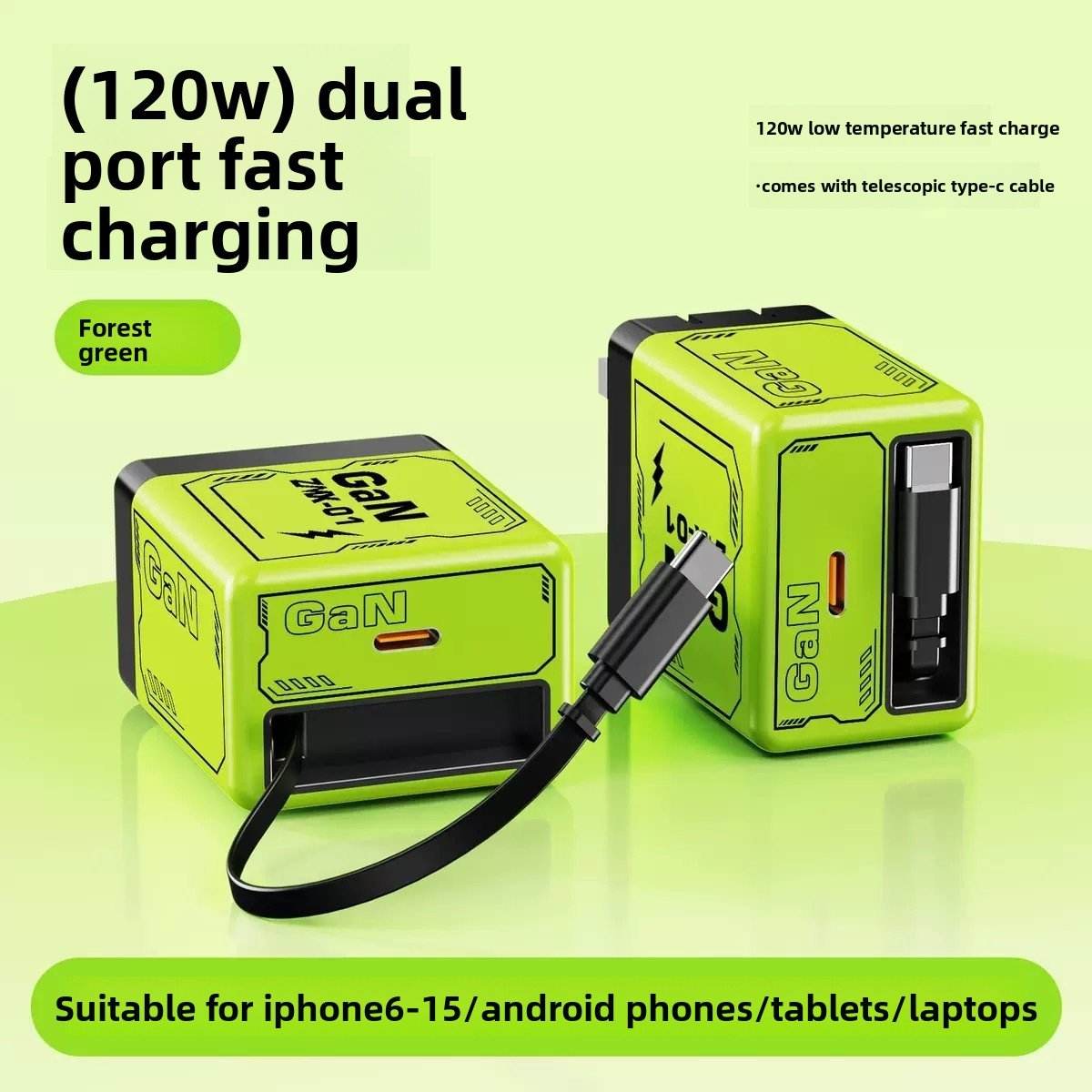 Charging head with telescopic cable - Price Value Store