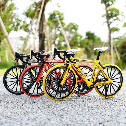 Mini Alloy Curved Handlebar Bicycle Model - Price Value Store
