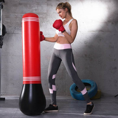Inflatable fitness boxing column untoppleable figure - Price Value Store