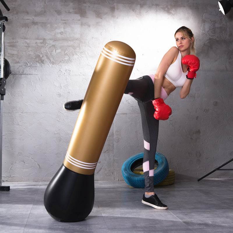 Inflatable fitness boxing column untoppleable figure - Price Value Store