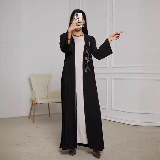 Cardigan with creased front dress - Price Value Store