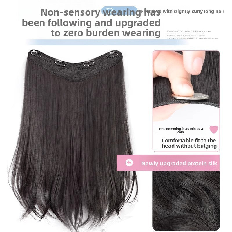 Seamless, invisible, micro-rolled wig pieces