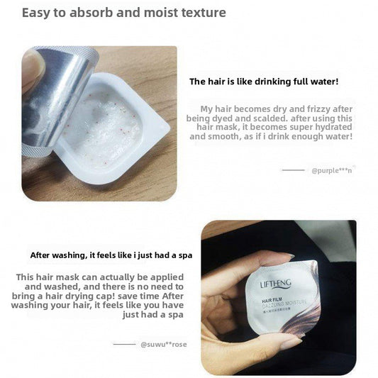 Disposable hair mask controls oil