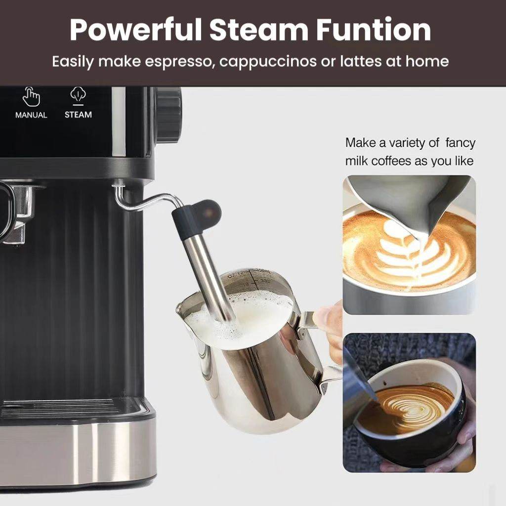 Italian household small semi-automatic coffee machine - Price Value Store