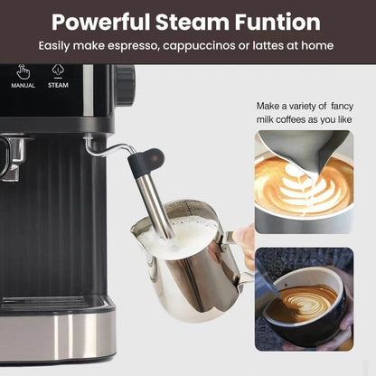 Italian household small semi-automatic coffee machine - Price Value Store
