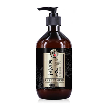 Modified Black Ganoderma Shouwu Plant Extract Shampoo