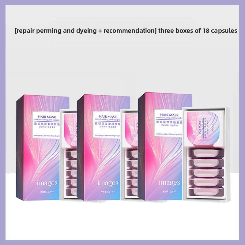 Hair mask helps restore dry and frizzy hair