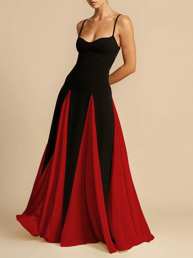 A halter dress with a large skirt hem - Price Value Store