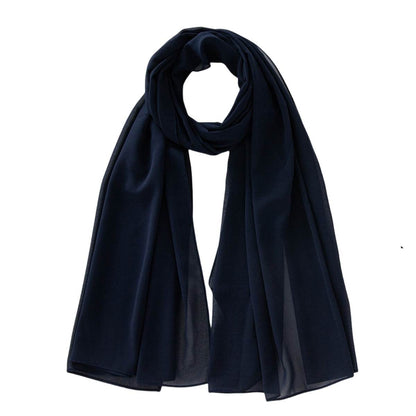 Monochrome Pearl Chiffon Bubble Scarf - Price Value Store