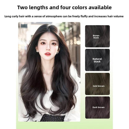 Three-piece large wavy wig pieces - Price Value Store