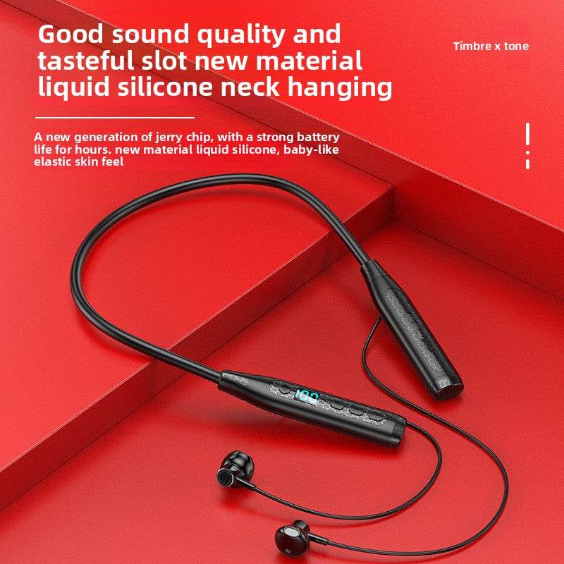 Dual Battery Bluetooth Headset Wireless Hanging Neck Type - Price Value Store