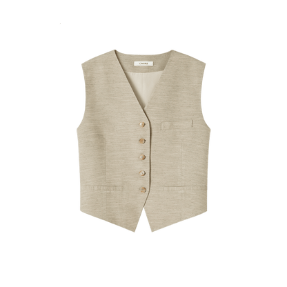 V-neck women's suit vest - Price Value Store