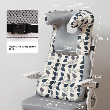 Ergonomic Office Sleeping Pillow for Neck and Back Support, Comfy Nap Headrest Cushion - Price Value Store