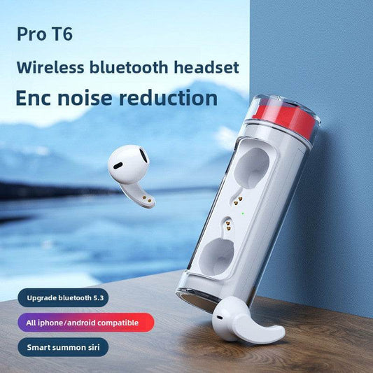 Transparent Wireless Bluetooth Earbuds with Digital Display - Price Value Store
