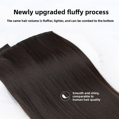 Long straight hair wig