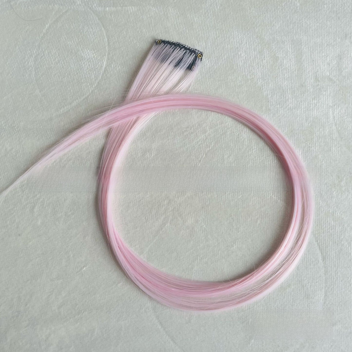 Highlight dyed wig pieces for women's long straight hair