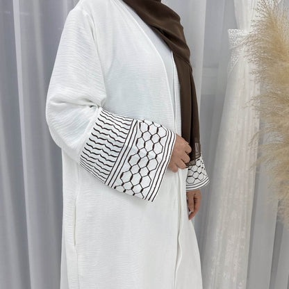 Embroidered tassel cardigan robe - Price Value Store