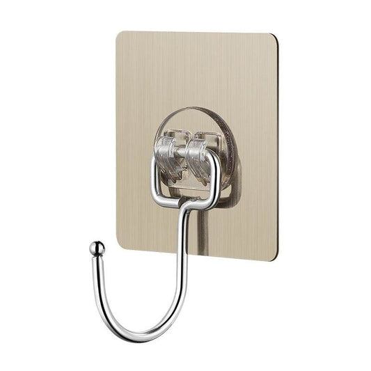 Metal large hook with strong adhesive and no need for drilling holes - Price Value Store